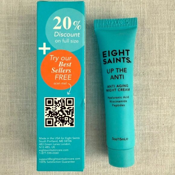 Eight Saints Up The Anti Anti Aging Night Cream Travel Size -Natural and Organic - Picture 4 of 9